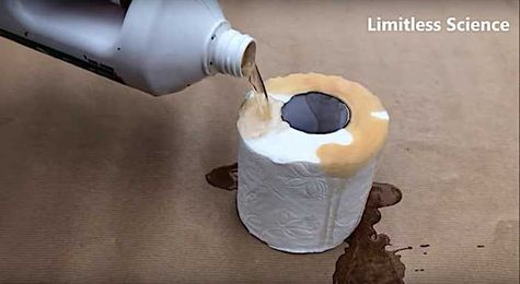 Watch this toilet paper mutate into something unrecognizable