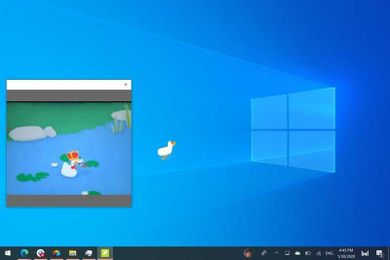The untitled goose is here to 'assist' you on your PC