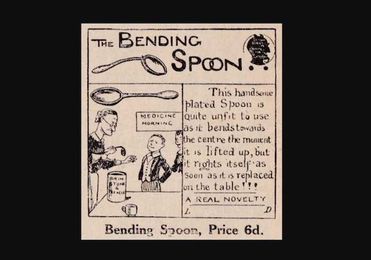 The history of bending spoon tricks