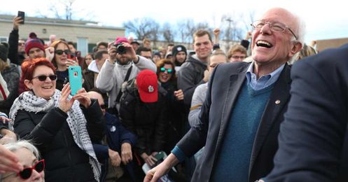 He Might Win Iowa. But Don’t Ask Bernie Sanders How He’s Feeling. 