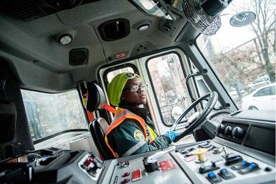 For Female Sanitation Workers, 'Best Job'  Is Strenuous But Cleans Up Nicely