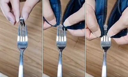 Revealed: How to fix a broken zip using a FORK