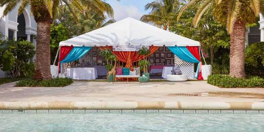 This Designer Turns a Basic White Party Tent Into an Instagrammable Wonderland 