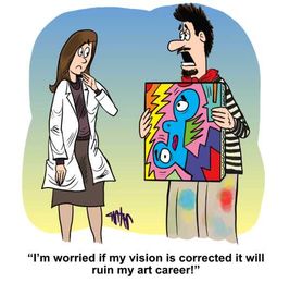 20/20 vision can get in the way of a masterpiece