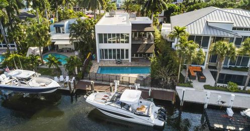 Bring your yacht to this sleek Florida home asking $2.5M