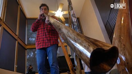 Didgeridoos made from Texas trees used to make one-of-a-kind music