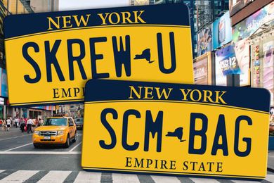 HOLE: What’s not OK on NY personalized plates