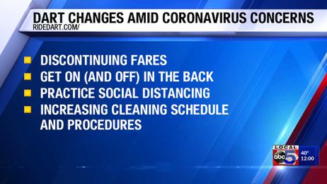 DART implements changes to keep you safe