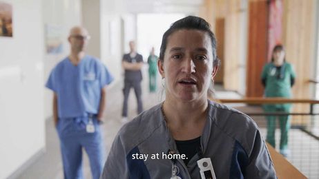 Be bold. Be a hero. Stay home.