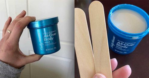 I brought the salon home with this $10 waxing kit