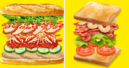 How Many Types Of Sandwiches Can You Identify?