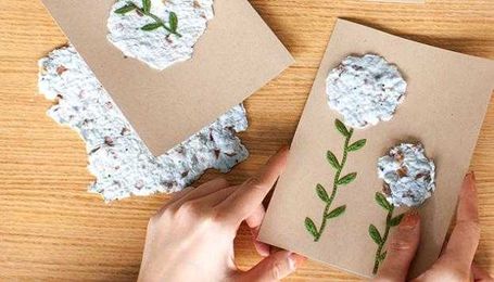 Repurpose Boxes to Make Your Own Seed Paper