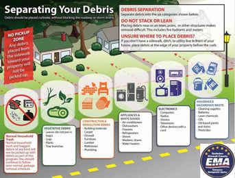 How to prepare for debris pick up