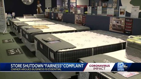 Furniture store beefs with state over essential business definition