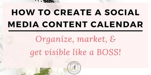 How to Create a Social Media Calendar! 