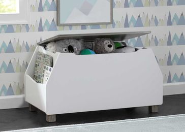 Rustic Two-Tone Toy Box