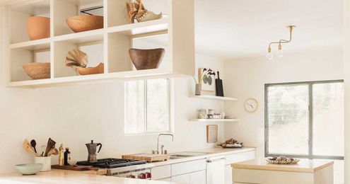 If Warmth Is What You Crave, Consider Off-White Kitchen Cabinets