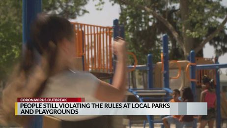 People still violating the rules at local parks, playgrounds