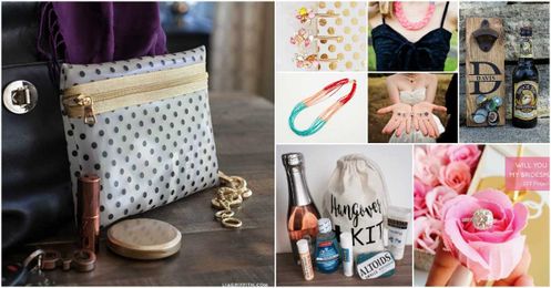 35 Unique DIY Wedding Party Gifts That Your Bridesmaids And Groomsmen Will Love