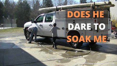 Hiring My 9 Yr Old To Wash My Work Truck (MUST SEE)