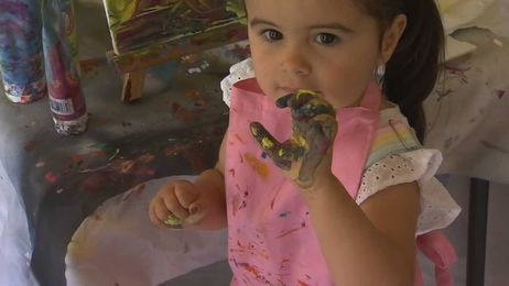 Toddler paints to help healthcare workers