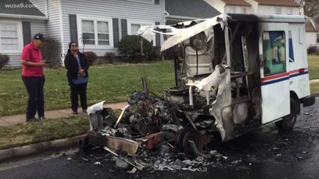 Post Office Trucks Are Bursting Into Flames And No One Really Knows Why