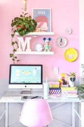 25 Lovely Pink Home Offices To Crush On