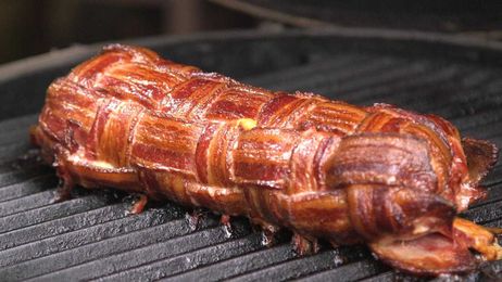 Try this bacon wrapped game changer at your next tailgate