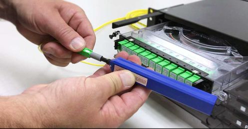 How to install clean fiber optic connectors