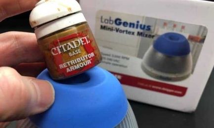 Vortex Paint Mixer For Miniatures is a Clump Buster!