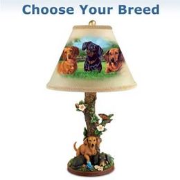 Linda Picken "Backyard Buddies" Lamp: Choose Your Breed