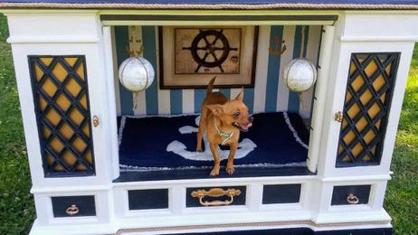 Citrus Heights craftsman turns old TVs into pet palaces