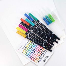 Three Ways to Create Watercolor Effects With Tombow Dual Brush Pens