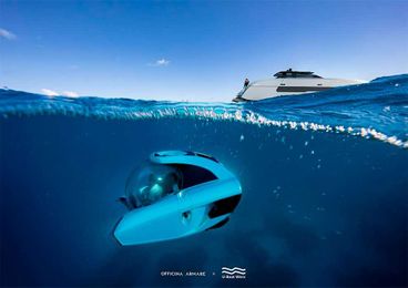 This 4x4-Inspired Aquanaut Yacht Explores Deeper with Onboard Submarine