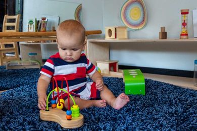 Simple Bead Movers for Montessori Babies 