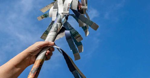 Use Your Newspaper to Make a Flibber (A What?)