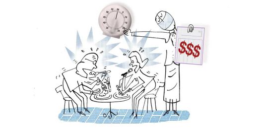 Enjoy Your Meal—Quickly. Restaurants Introduce Time Limits.