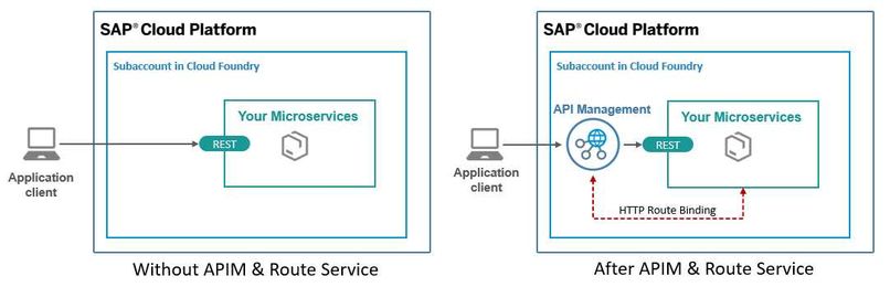 Route Service plan to Manage Cloud Foundry Apps