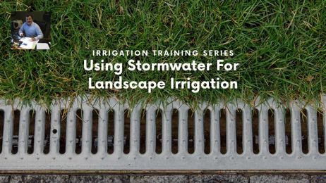 Using Stormwater For Landscape Irrigation Webinar