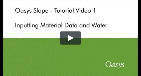 Inputting Material Properties and Water