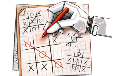 Take the 5th STEM challenge:  Understand AI by playing noughts and crosses