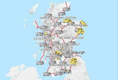 This is how to track Scotland's hilariously named gritter fleet