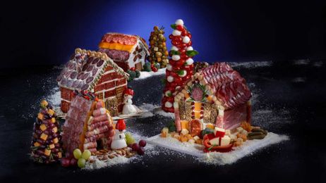 Forget the gingerbread house, here’s how to make a meaty charcuterie chalet