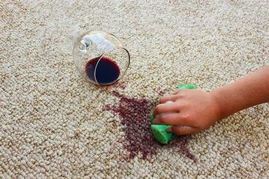 How to get Grape Juice Out of a Carpet