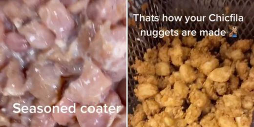 Video of how Chic-fil-a chicken nuggets are made goes viral