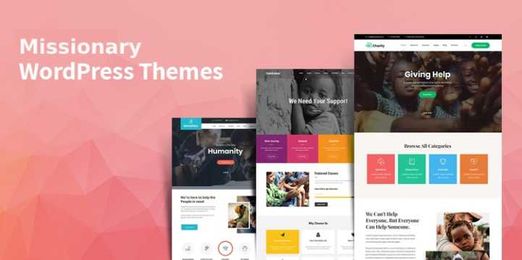 10+ Missionary WordPress Themes for Churches and Missionaries