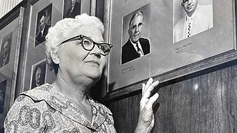 THE WAY WE WERE: To get to the mayor, you had to get past Emma