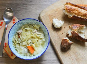 level up your chicken noodle soup game