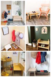 Montessori Entryway Ideas + New Examples. 