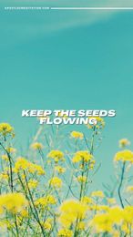 Keep The Seeds Flowing